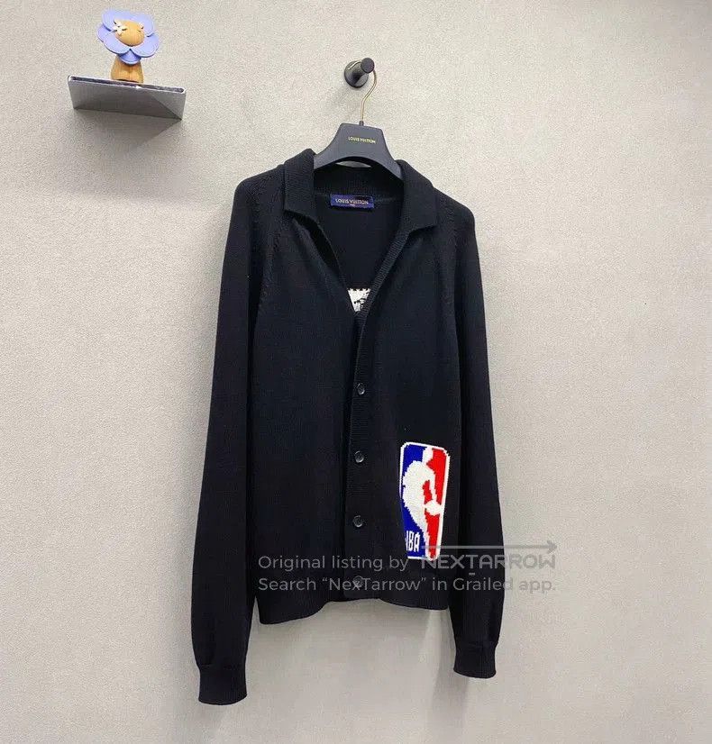 Louis Vuitton LV x NBA Black Knit Jacket. Size US M / EU 48-50 / 2 - 4 Thumbnail