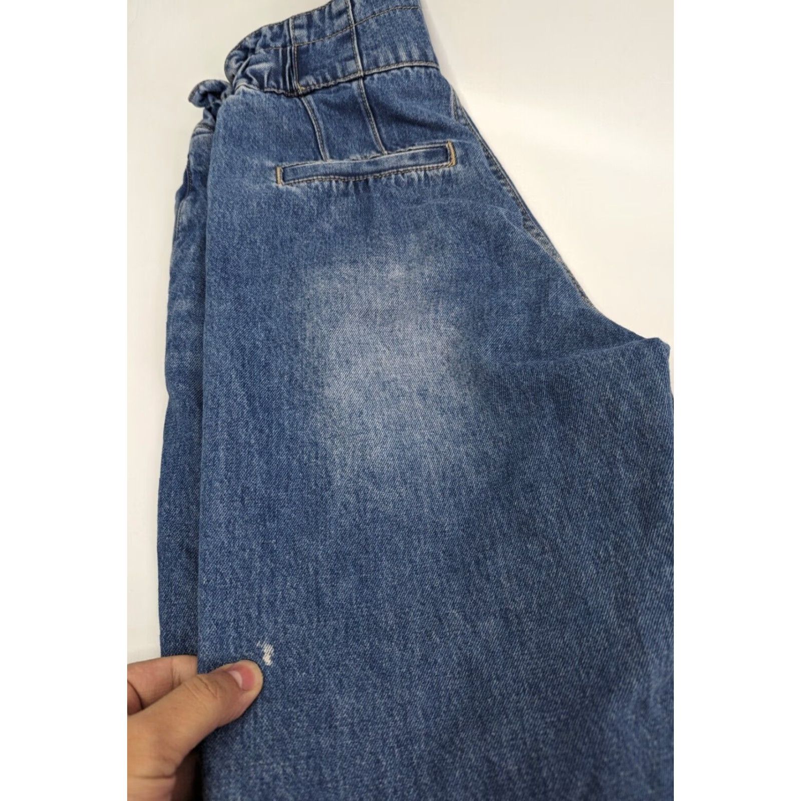 Vintage Kancan Womens Jeans Shirley Ultra High Rise Mom Style Paper Bag Y2K Size 5/26 Blue Denim 5-Pocket Design Regular Fit Womens Jeans Size 27" / US 4 / IT 40 - 5 Thumbnail