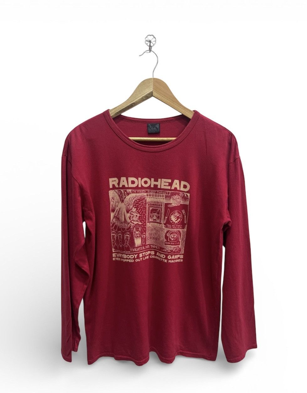 Band Tees Vintage Radiohead Artwork By Stanley Donwood Size US M / EU 48-50 / 2 - 1 Thumbnail