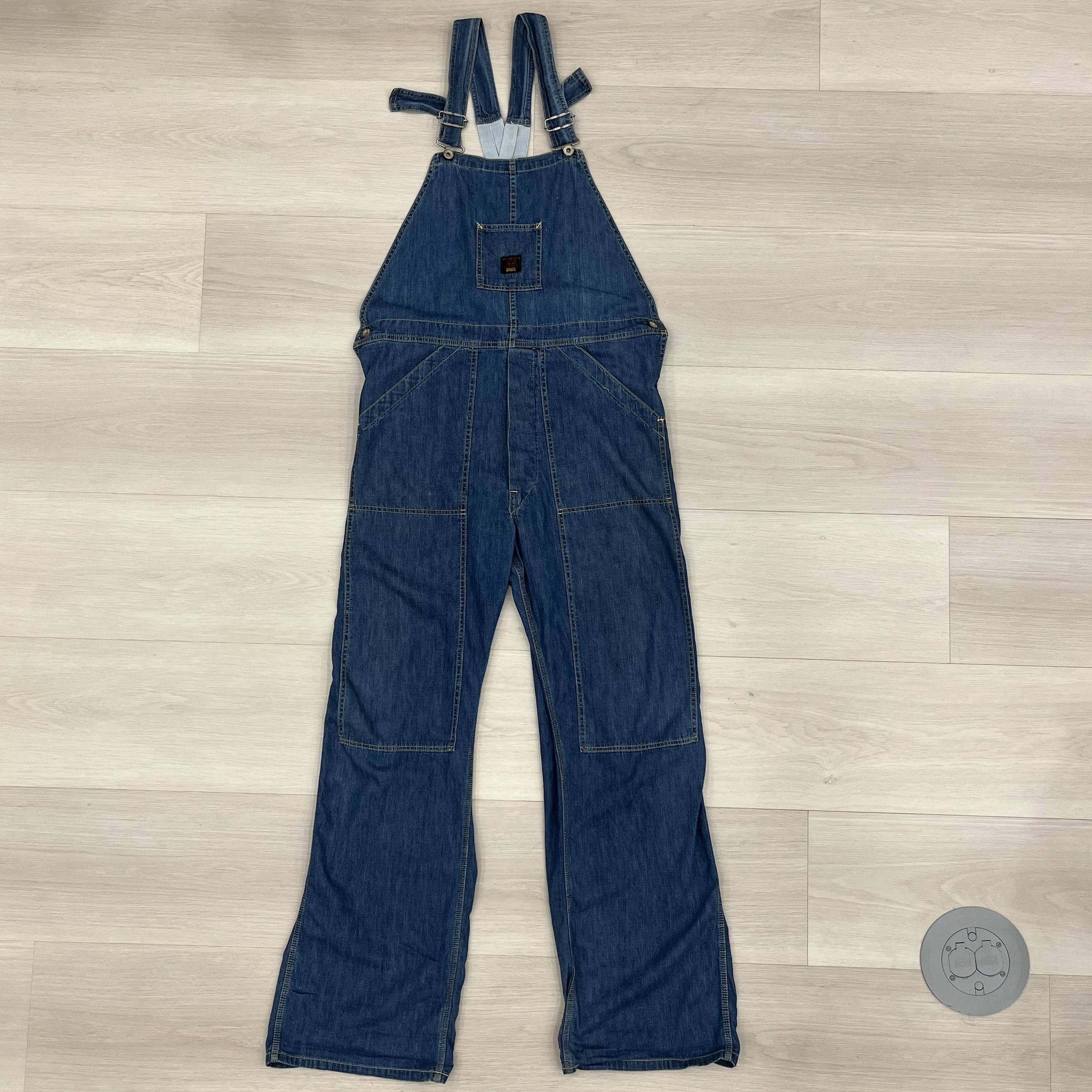 Needles HOGGS by Nepenthes Vintage Denim Overalls Size US 33 - 2 Thumbnail