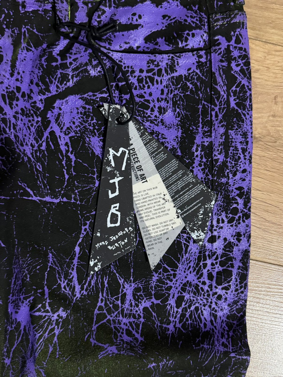 Marc Jacques Burton Marc Jacques Burton “Neon Splatter” Slim-Fit Jeans Size US 29 - 8 Thumbnail