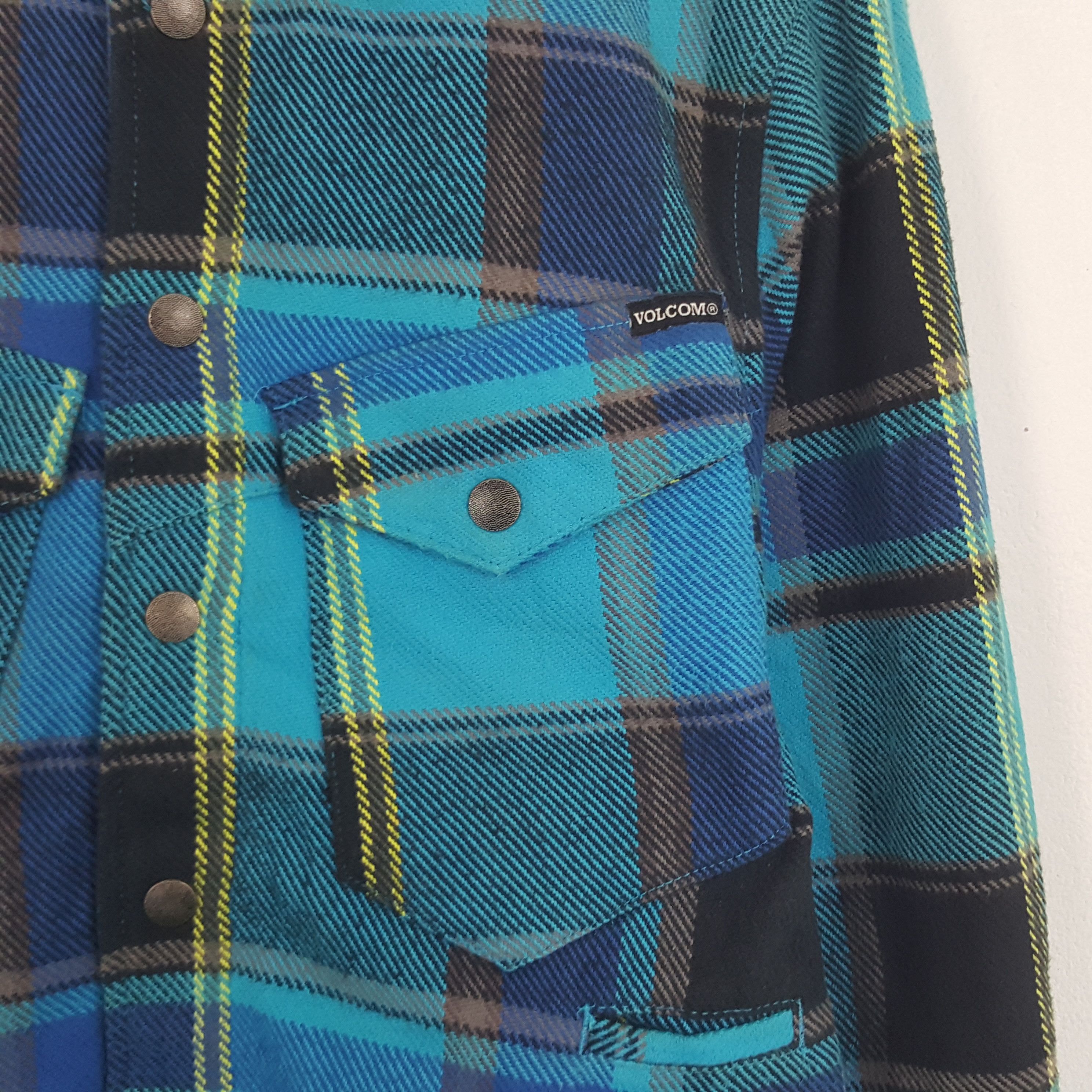 Vintage × Volcom Vintage Volcom Fleece Button Jacket Size US M / EU 48-50 / 2 - 2 Thumbnail