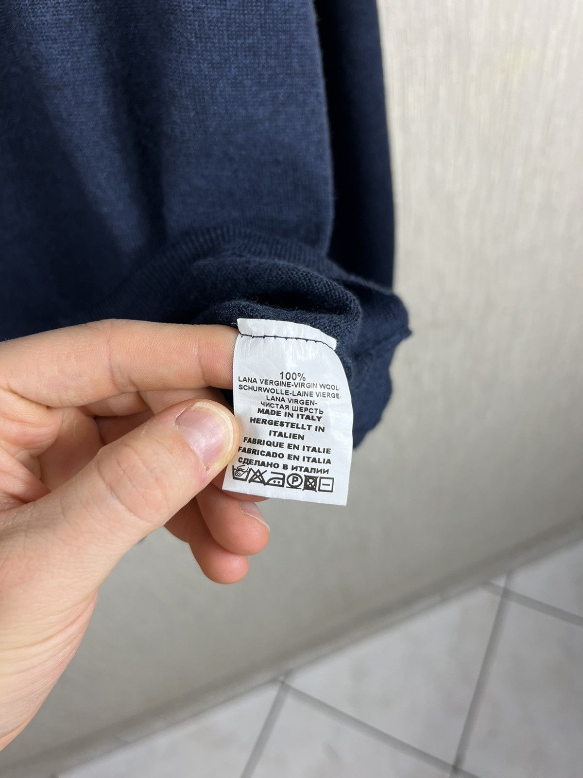 Gran Sasso Gran Sasso virgin wool polo button up sweater Size US XL / EU 56 / 4 - 15 Thumbnail