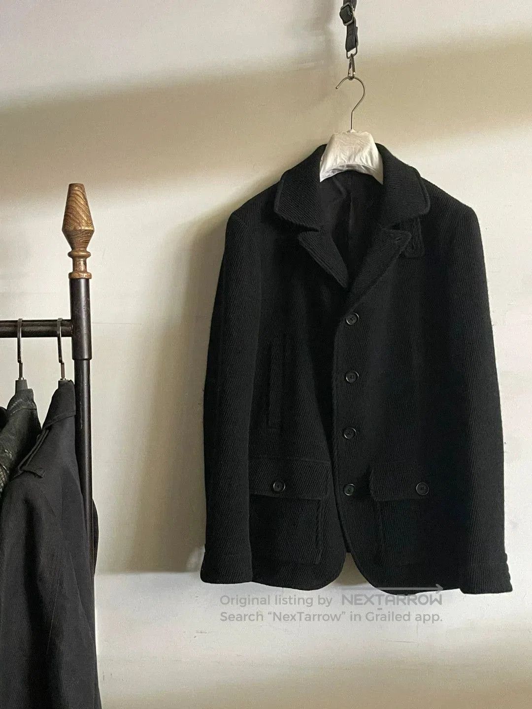 Yohji Yamamoto Yohji Yamamoto Black Suit Jacket. Size US L / EU 52-54 / 3 - 1 Thumbnail