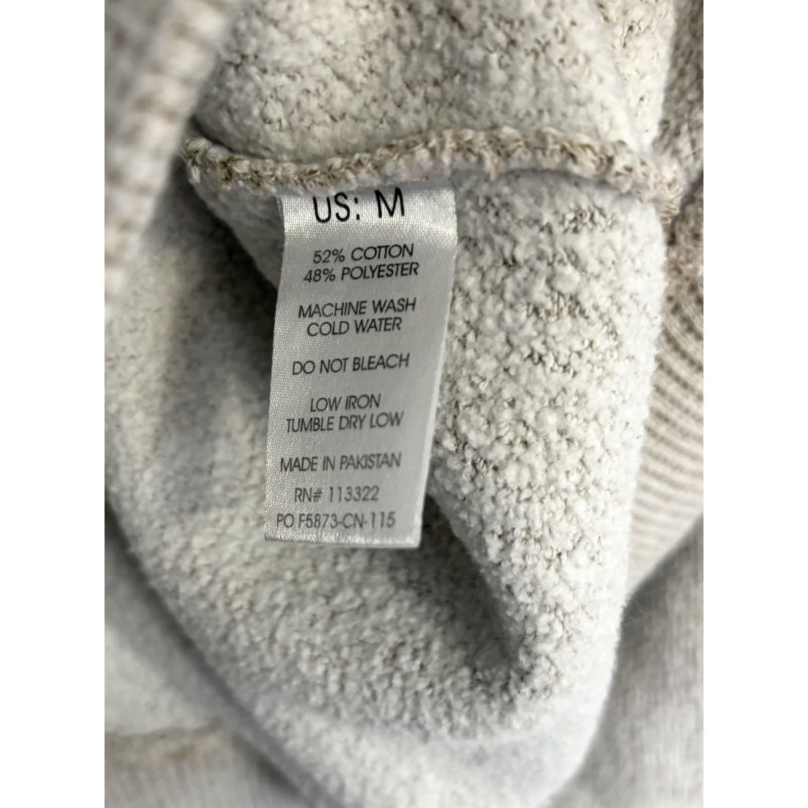 Vintage Womens San Antonio Texas Long Sleeve Pullover Sweatshirt M White Crew Neck Cotton Blend Casual City Theme Regular Fit Size M / US 6-8 / IT 42-44 - 4 Thumbnail