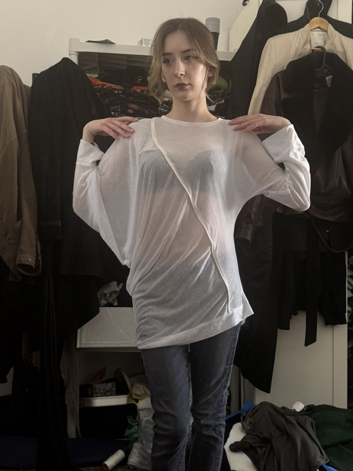 Sandrine Philippe Sandrine Philippe Paris sweep shirt Size S / US 4 / IT 40 - 6 Thumbnail