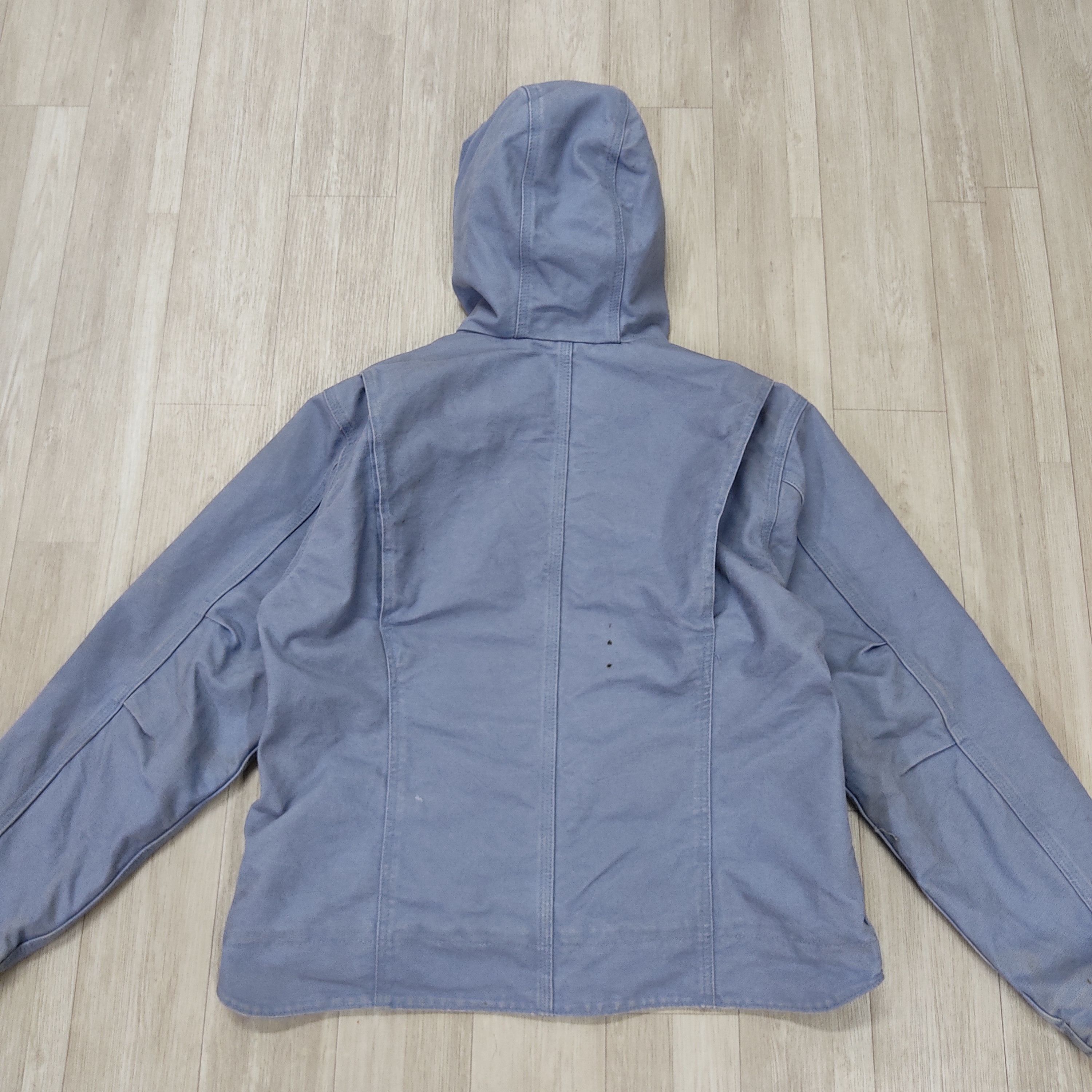 Carhartt CARHARTT Sherpa Lined Cropped Zipper Hooded Jacket Size L / US 10 / IT 46 - 18 Thumbnail