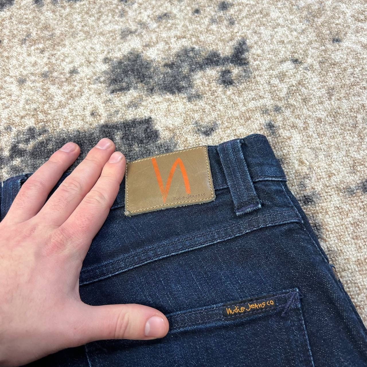 Nudie Jeans Nudie Jeans Japanese Y2K Dark Blue Denim Jeans Size US 33 - 5 Thumbnail