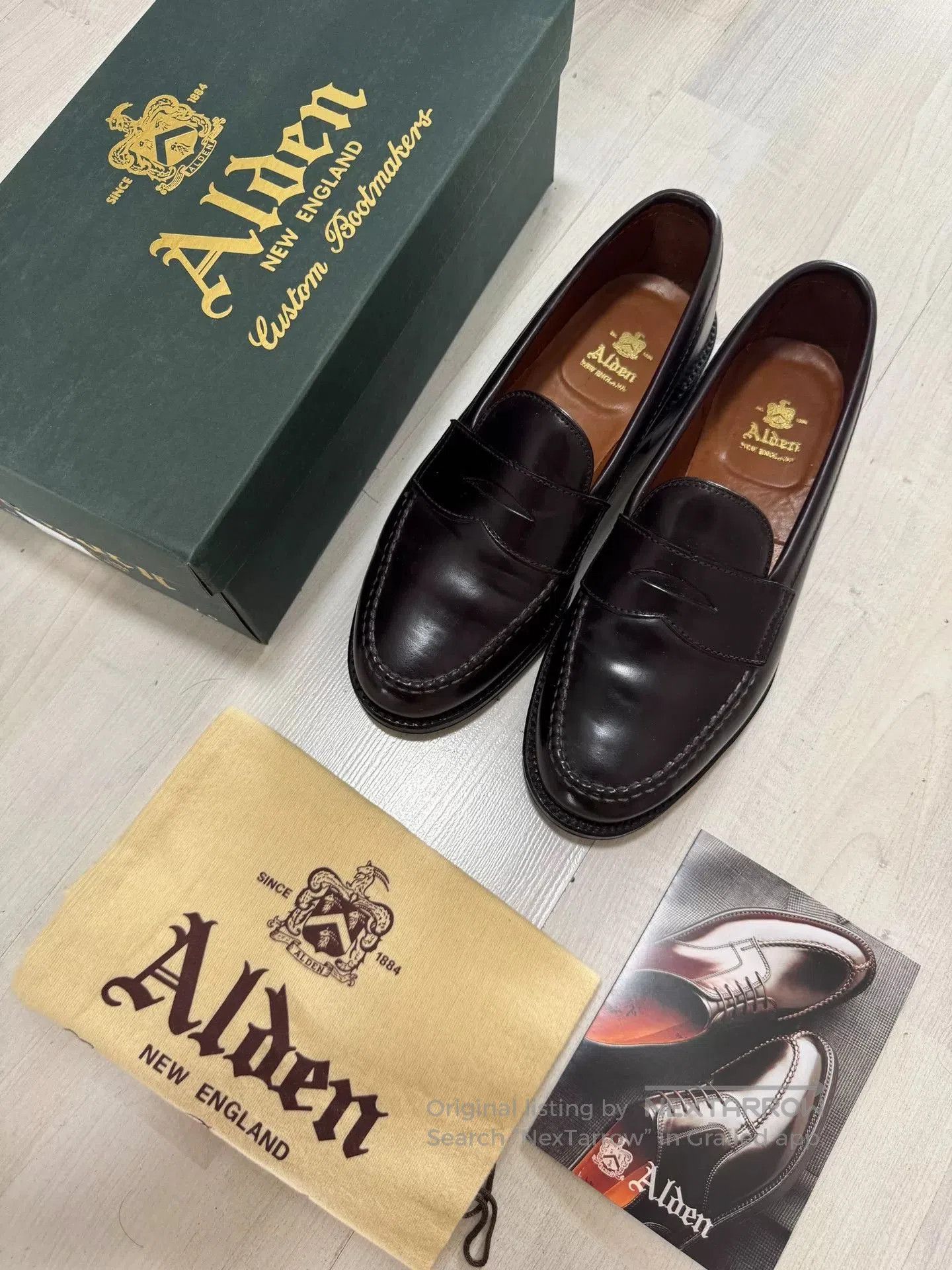 Alden Alden 986 Shell Cordovan Loafer. Size US 7 / EU 40 - 1 Thumbnail