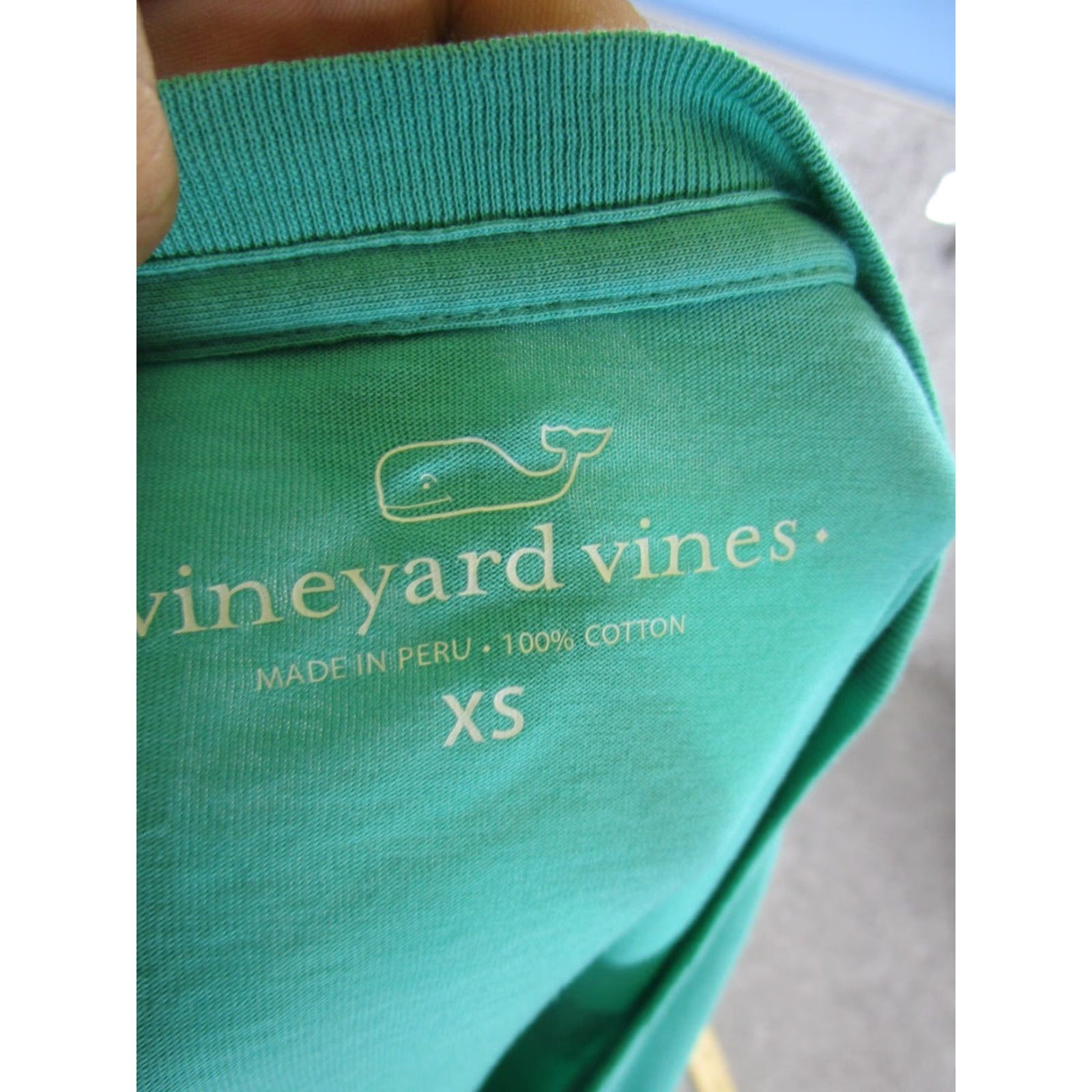 Vineyard Vines Vineyard Vines Shirt XS Mens Green Long Sleeve T-Shirt Cotton Crew Neck, Solid, Vintage? (If vintage not stated) Size US XS / EU 42 / 0 - 7 Thumbnail