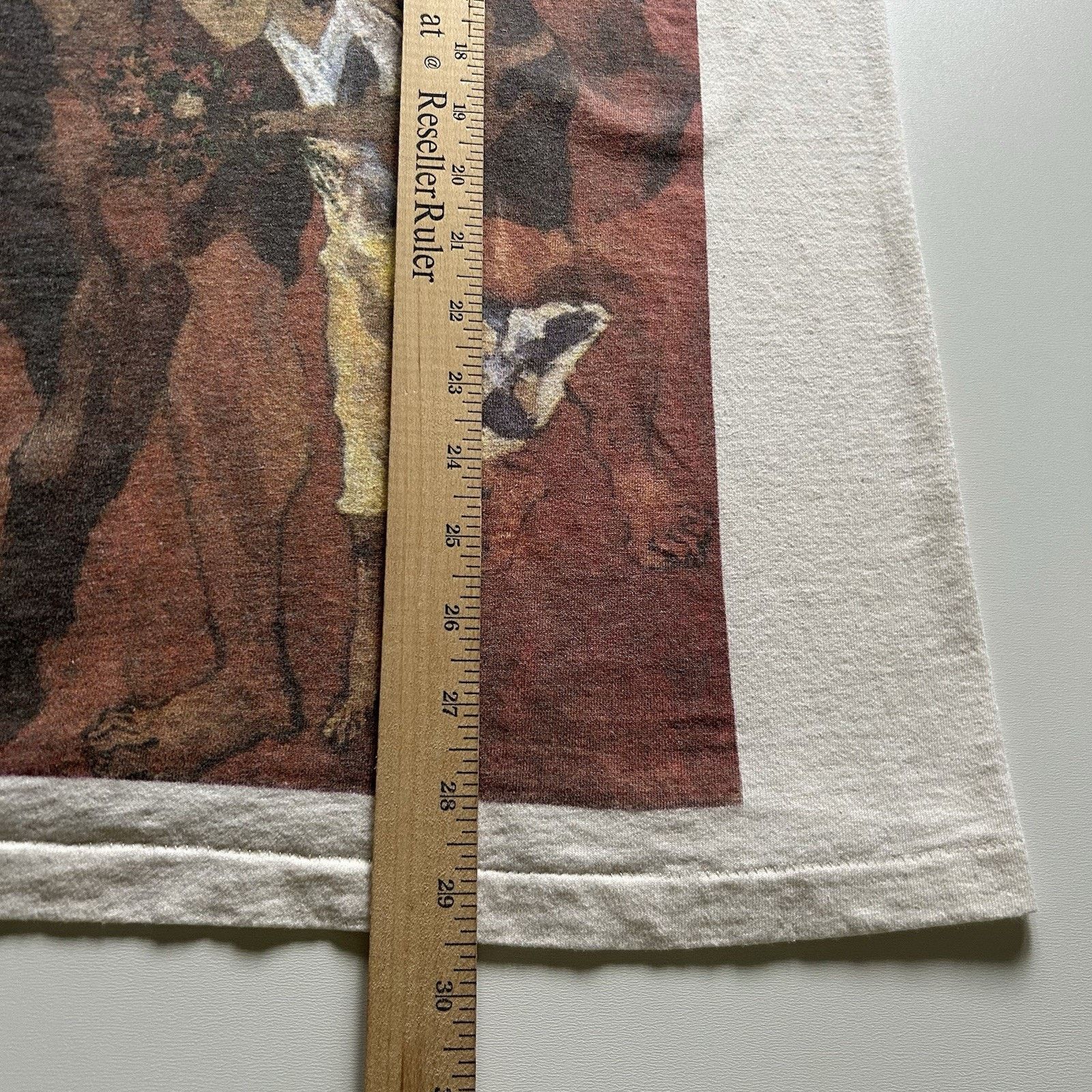 Hanes × Vintage Vintage Picasso T-Shirt XL 90s AOP Made In USA Single Stitch Size US XL / EU 56 / 4 - 6 Thumbnail