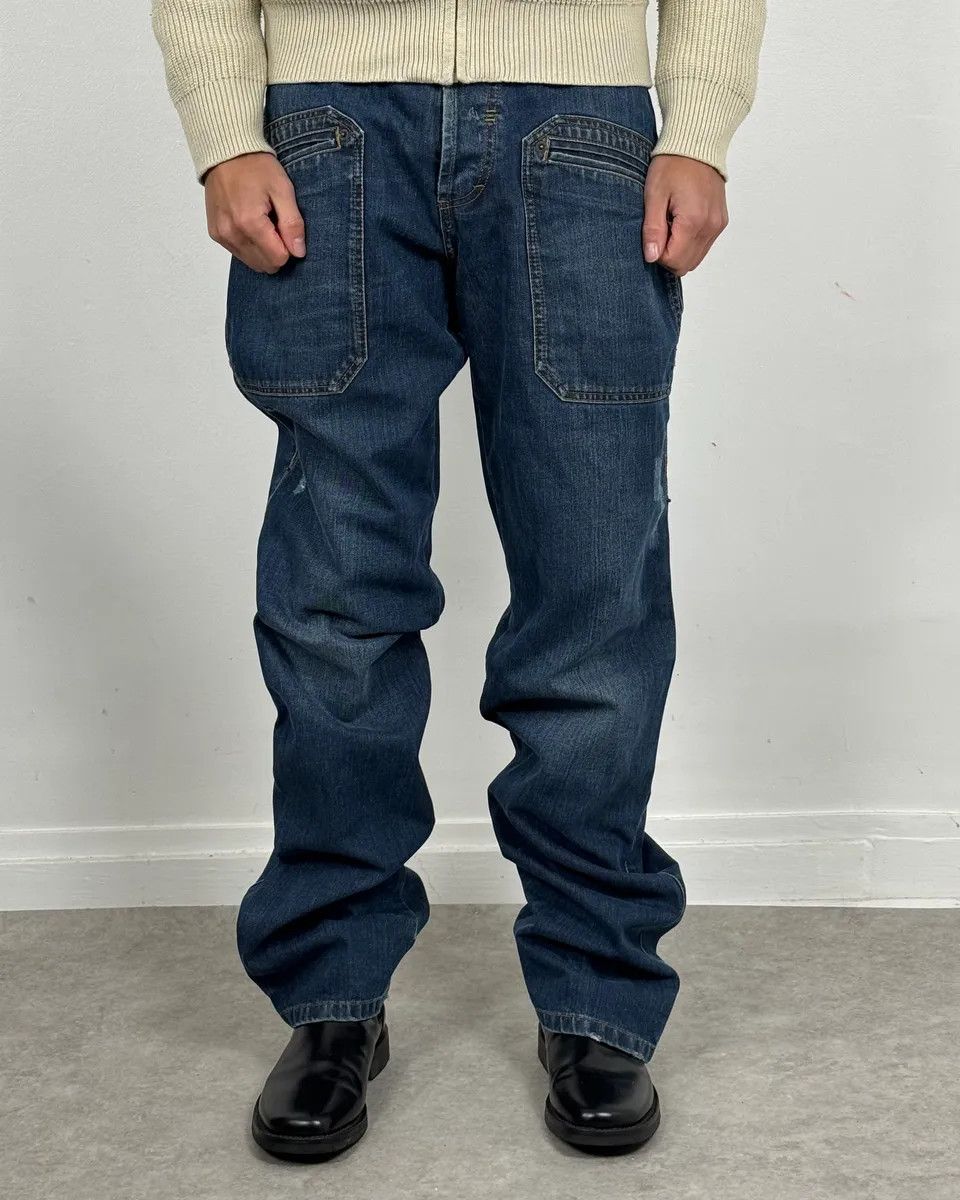 Dolce & Gabbana FW06 Dolce & Gabbana Blue Flat Pockets Jeans Size US 33 - 1 Thumbnail