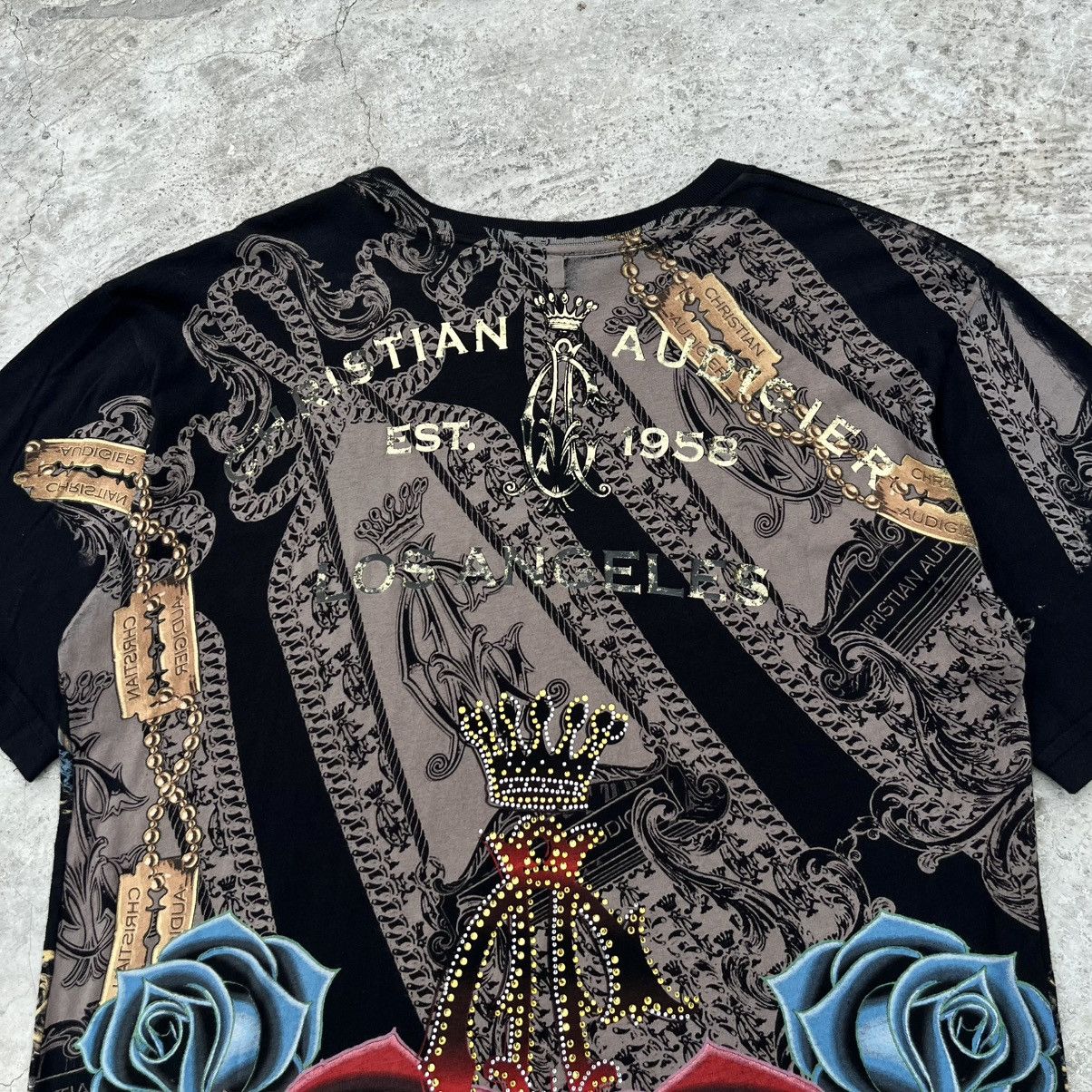 Christian Audigier Christian Audigier Tatoo tee Size US L / EU 52-54 / 3 - 7 Thumbnail