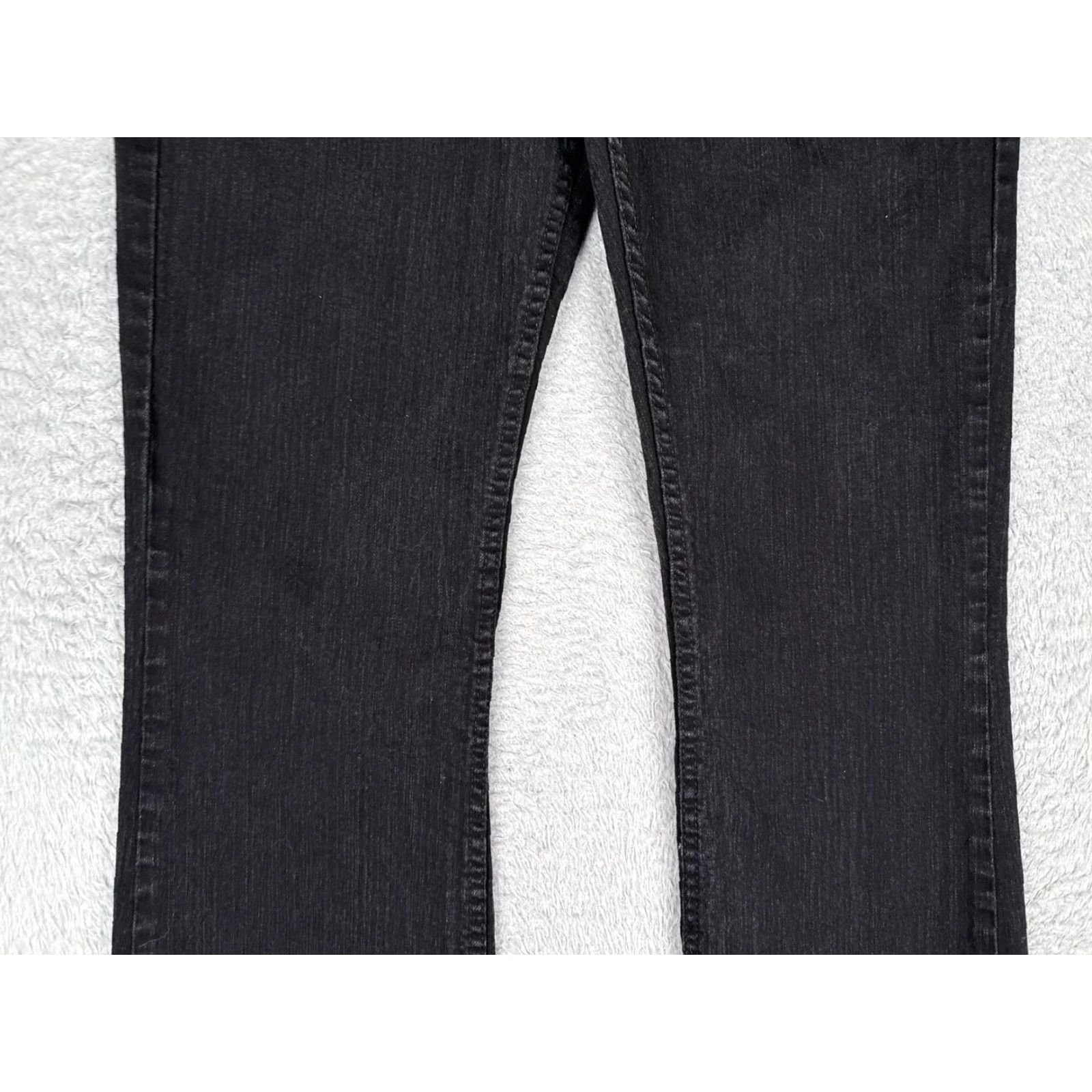 Lee Riders by Lee Jeans Womens 14 Black Mid Rise Bootcut Stretch Denim Cotton 32x31 Jeans Women Bootscut 90s City Size 36" / US 14 / IT 50 - 3 Thumbnail