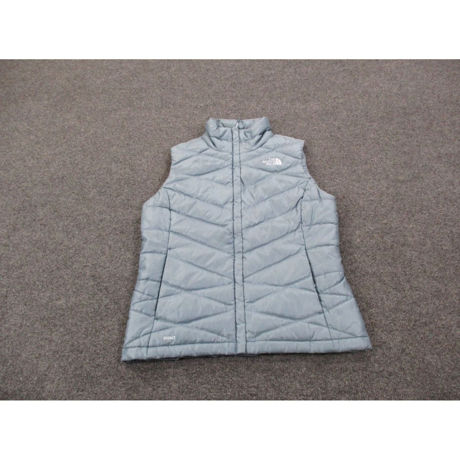 The North Face Nike North Face Vest Jacket Women M Blue Down Quilted Puffer Outdoor 550 Size M / US 6-8 / IT 42-44 - 2 Thumbnail