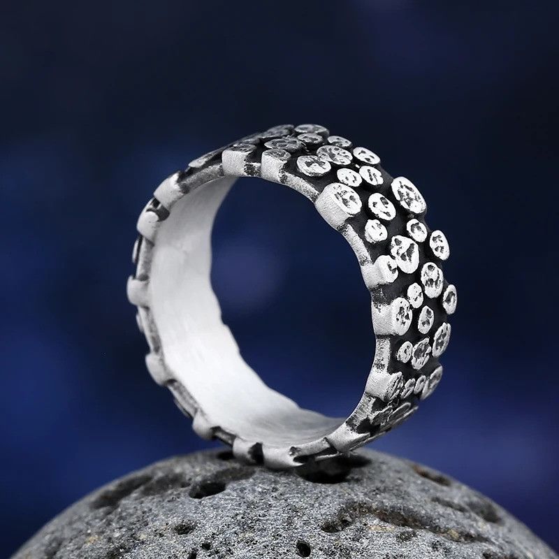 Jewelry Gothic Geometry Ring Size ONE SIZE - 6 Thumbnail