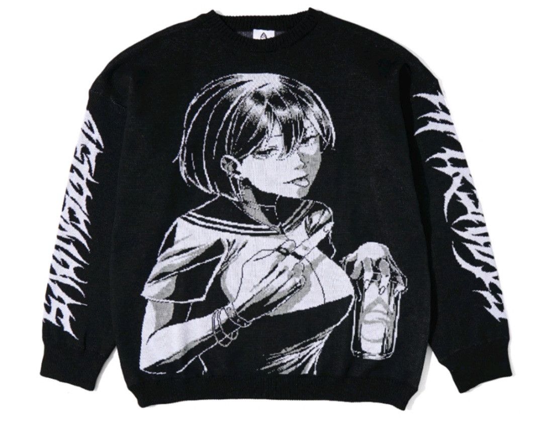 Anime × Japanese Brand ANIME Waifu Idol Anime MiddleFinger Size XL Size US XL / EU 56 / 4 - 1 Thumbnail