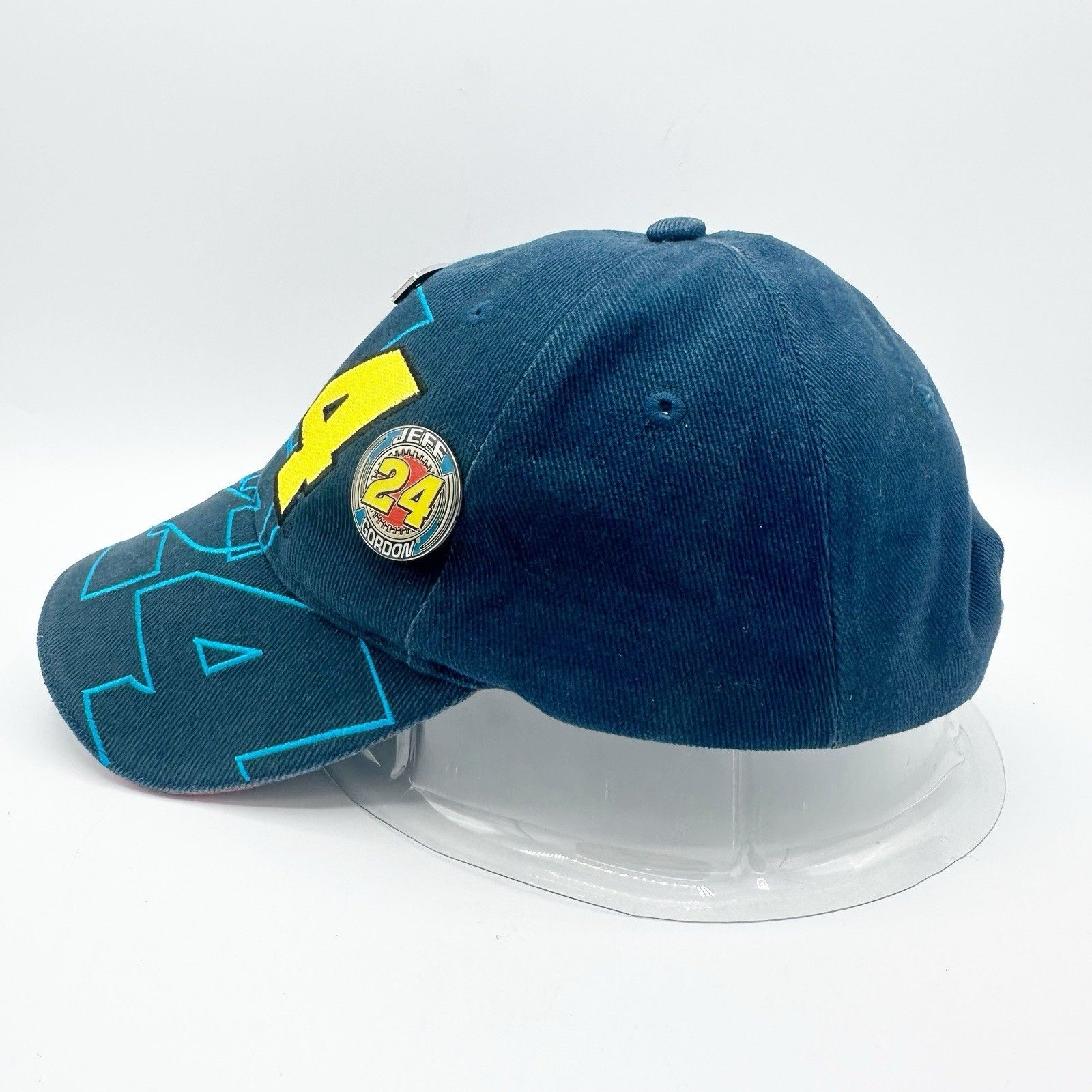 Winners Circle NASCAR Jeff Gordon Hat w/ Pins Adjustable Blue Embroidered Size ONE SIZE - 6 Thumbnail