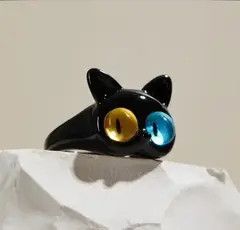Jewelry Mizuho x Azumi Sweet Two Color Cat Eyes Ring Size ONE SIZE - 5 Thumbnail