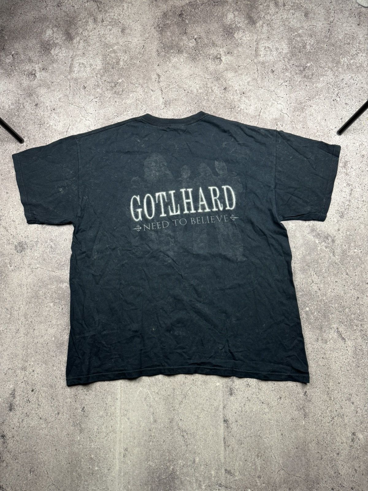 Band Tees Vintage 00’s GOTTHARD “Need To Belive” Y2K Band Tee Size US XL / EU 56 / 4 - 4 Thumbnail