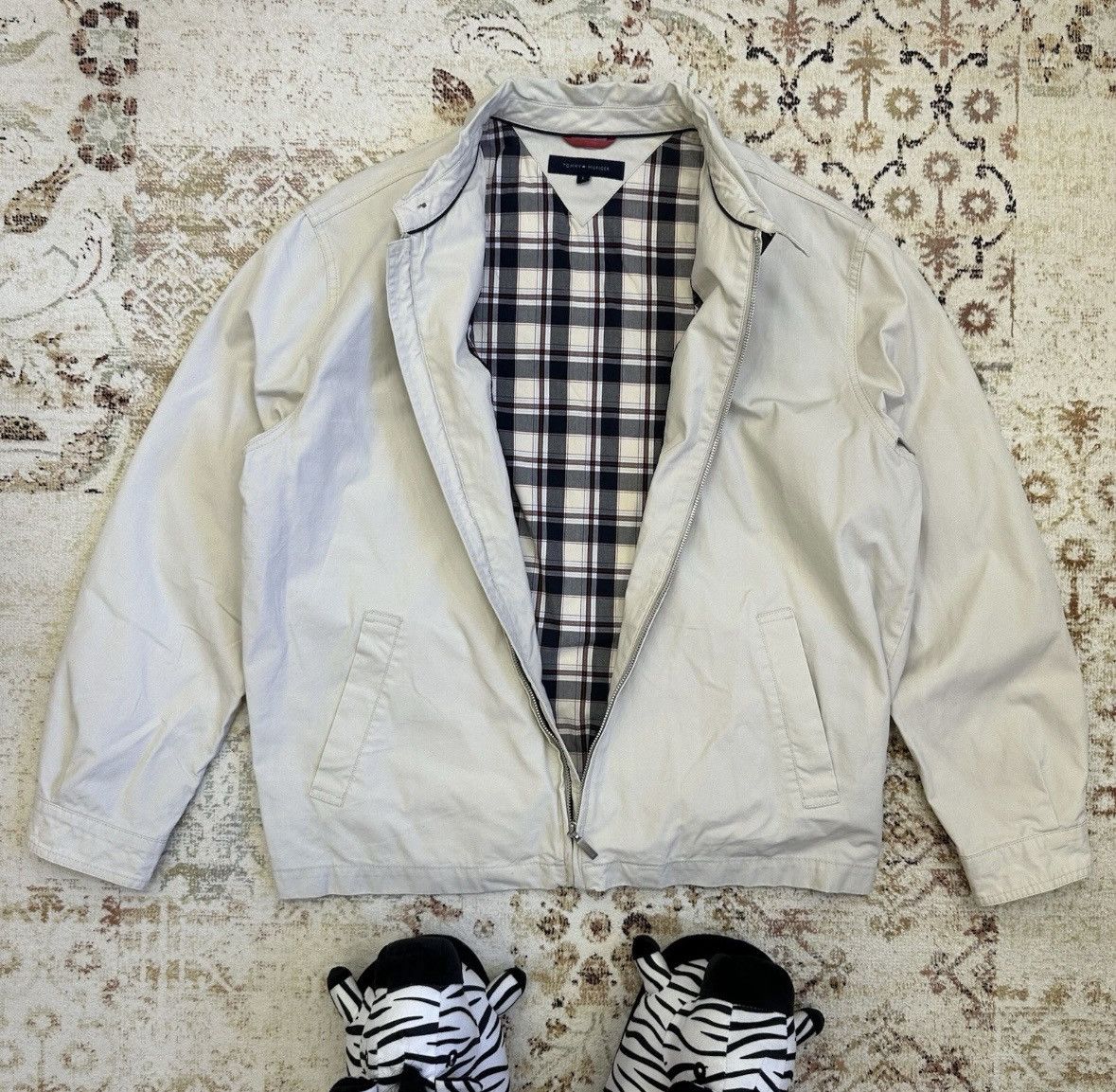 Tommy Hilfiger Vintage Tommy Hilfiger Light Jacket Y2K 00s USA Size US L / EU 52-54 / 3 - 3 Thumbnail