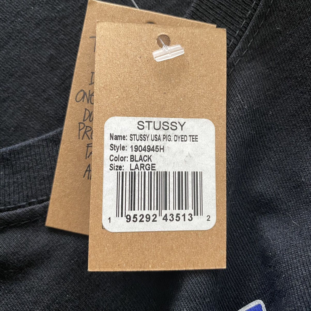 Stussy STUSSY USA Tee black Size US L / EU 52-54 / 3 - 7 Thumbnail