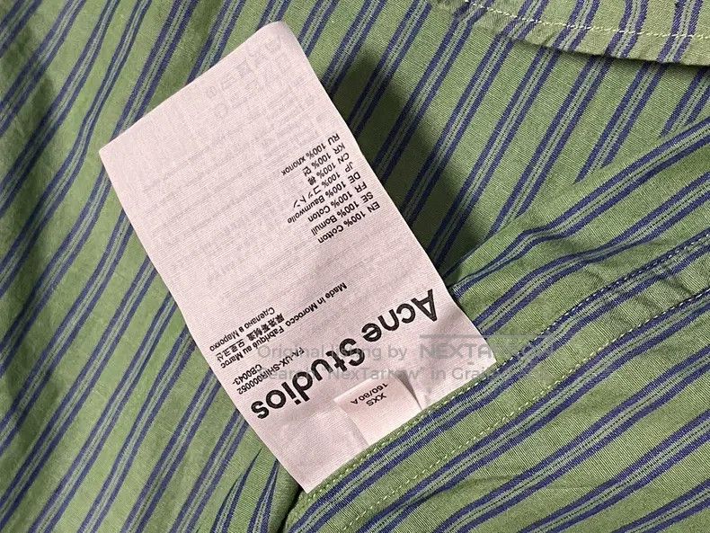 Acne Studios Acne Studios Men's Striped Shirt Size US XXS / EU 40 - 3 Thumbnail