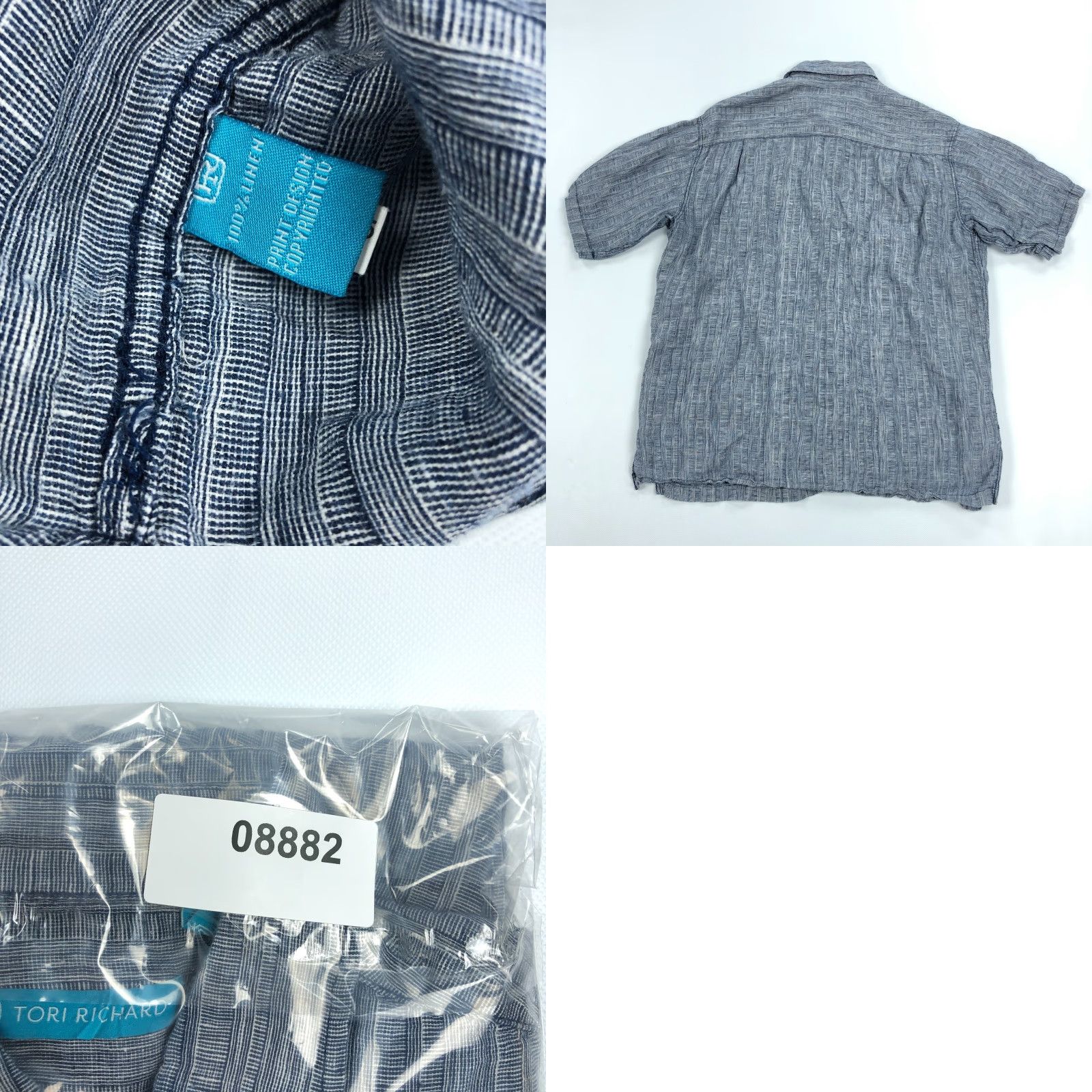 Tori Richard VINTAGE Tori Richard Linen Shirt Mens M Short Sleeve Button Up Coastal Size US M / EU 48-50 / 2 - 8 Thumbnail