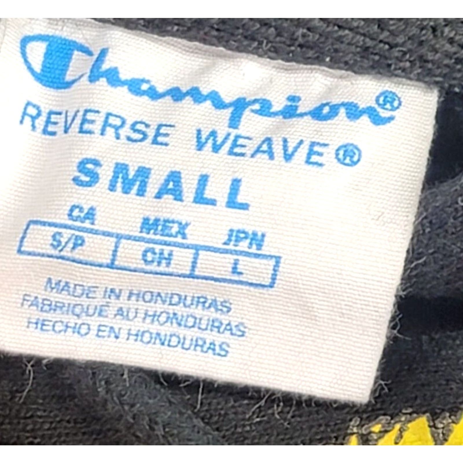 Champion Champion Reverse Weave Hoodie Mens M Black Graphic Print Logo 90s Cartoon Sesame Street - Shirt not applicable Size US M / EU 48-50 / 2 - 7 Thumbnail
