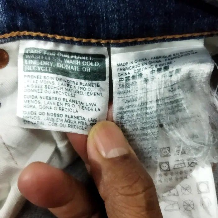 Levi's × Vintage VINTAGE LEVIS 511 DISTRESSED FADED BLUE JEANS PANTS Size US 32 / EU 48 - 11 Thumbnail