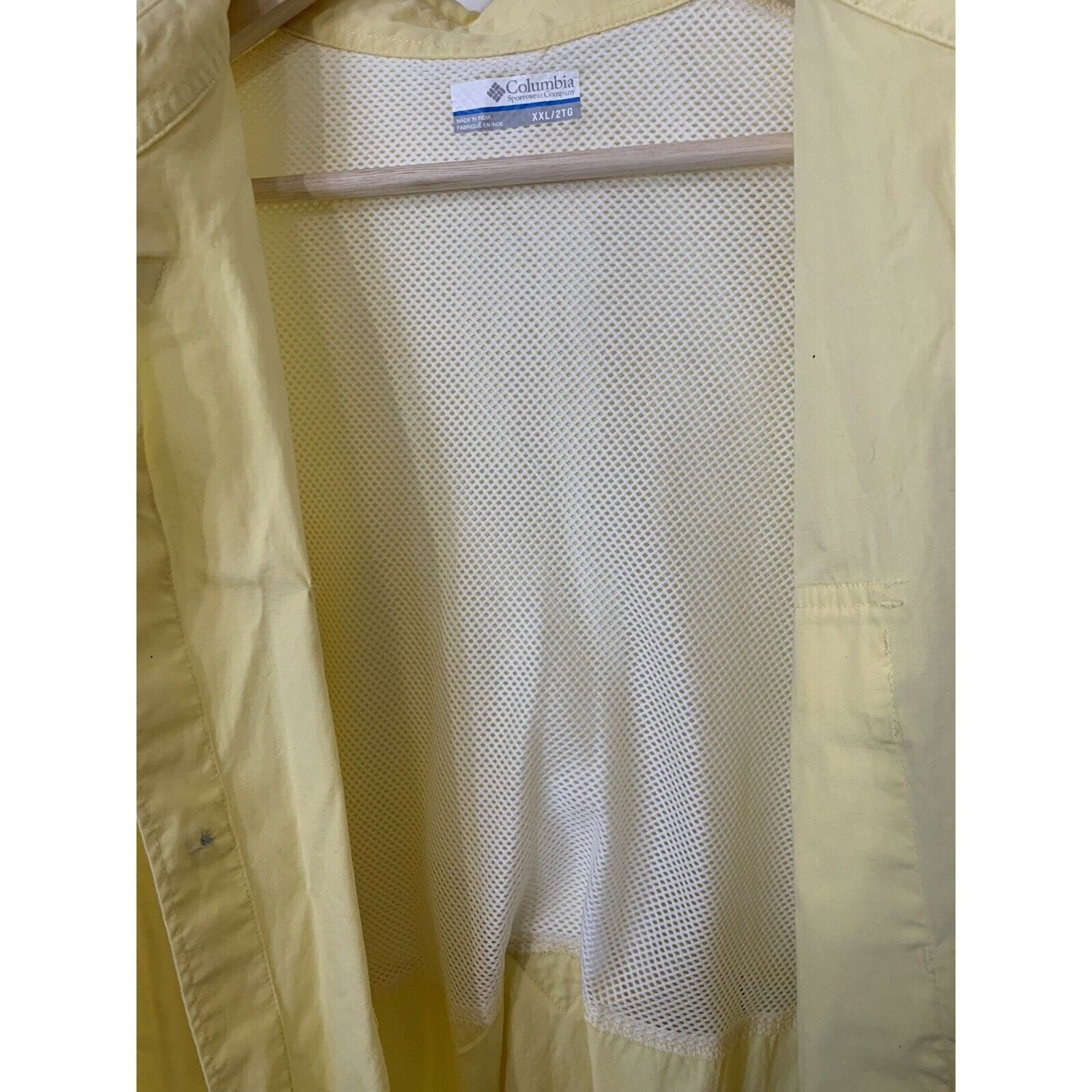 Columbia Columbia PFG Men Short Sleeve Sz XXL Yellow Button Shirt Ven Size US XXL / EU 58 / 5 - 7 Thumbnail