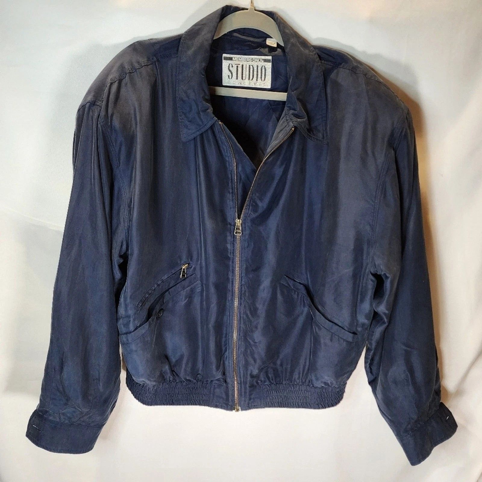 Members Only 80s Members Only Studio Concepts Silk Bomber Jacket Size US L / EU 52-54 / 3 - 3 Thumbnail