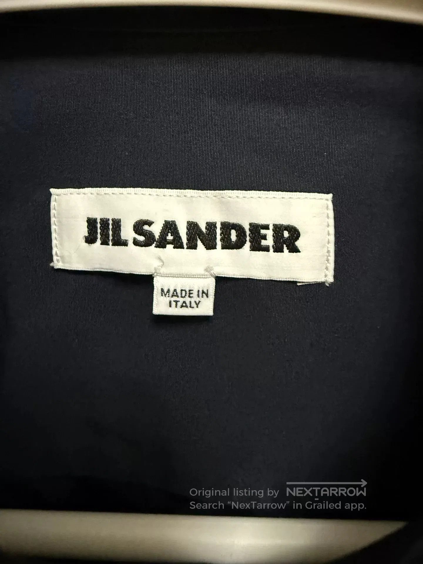 Jil Sander JIL SANDER Navy Cotton Shirt Italy. Size US M / EU 48-50 / 2 - 1 Thumbnail