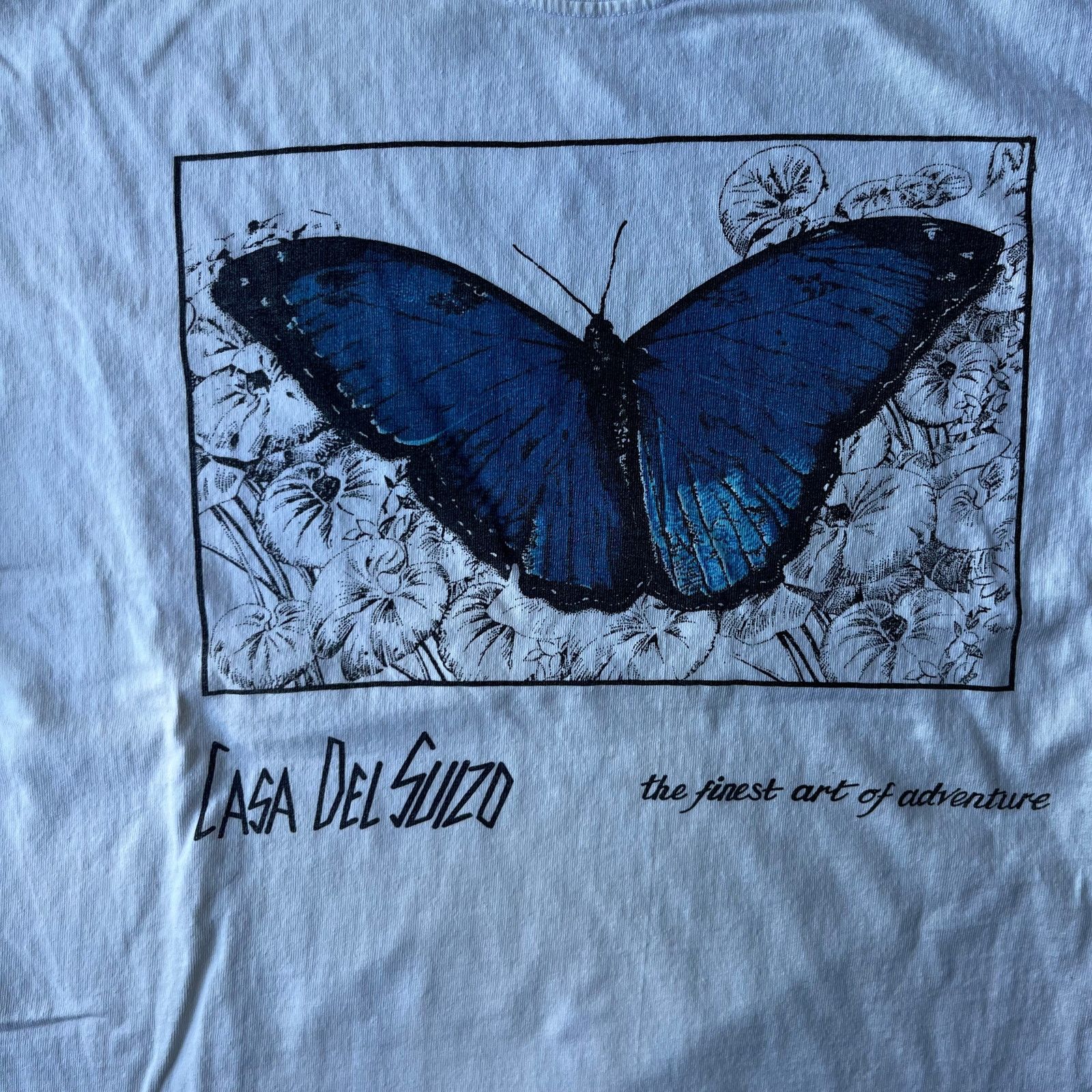 Vintage VINTAGE CASA DEL SUZO NOVELTY TOURISM BUTTERFLY ART SHIRT XL Size US XL / EU 56 / 4 - 5 Thumbnail