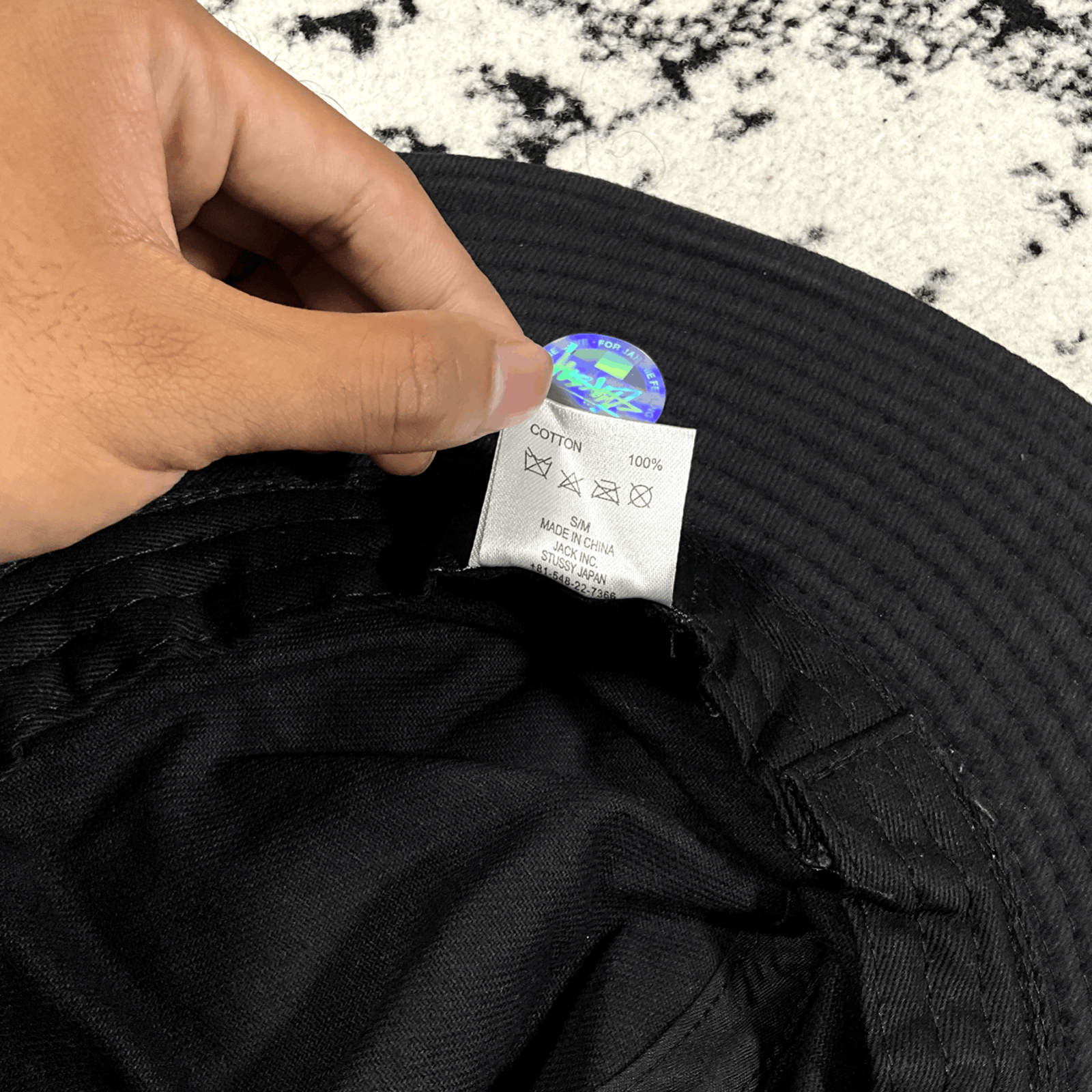 Stussy STUSSY LONG BRIM STOCK BUCKET HAT Size ONE SIZE - 4 Thumbnail