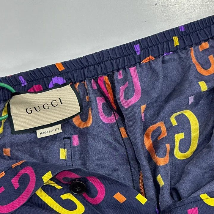 Gucci Gucci Gucci FW23 Logo Print Casual Shorts -2506 Size US 44 / EU 60 - 4 Thumbnail