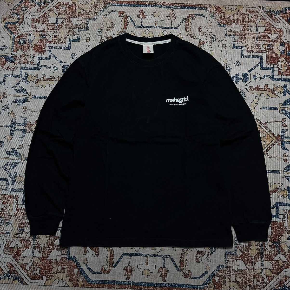 Japanese Brand Mahagrid Design Studio Big Logo Longsleeve Tee Size US M / EU 48-50 / 2 - 1 Thumbnail