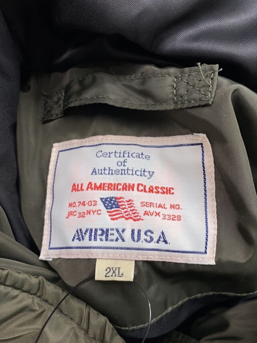 Avirex Avirex Plain Polyester Flight Jacket Khaki Size US XXL / EU 58 / 5 - 3 Thumbnail