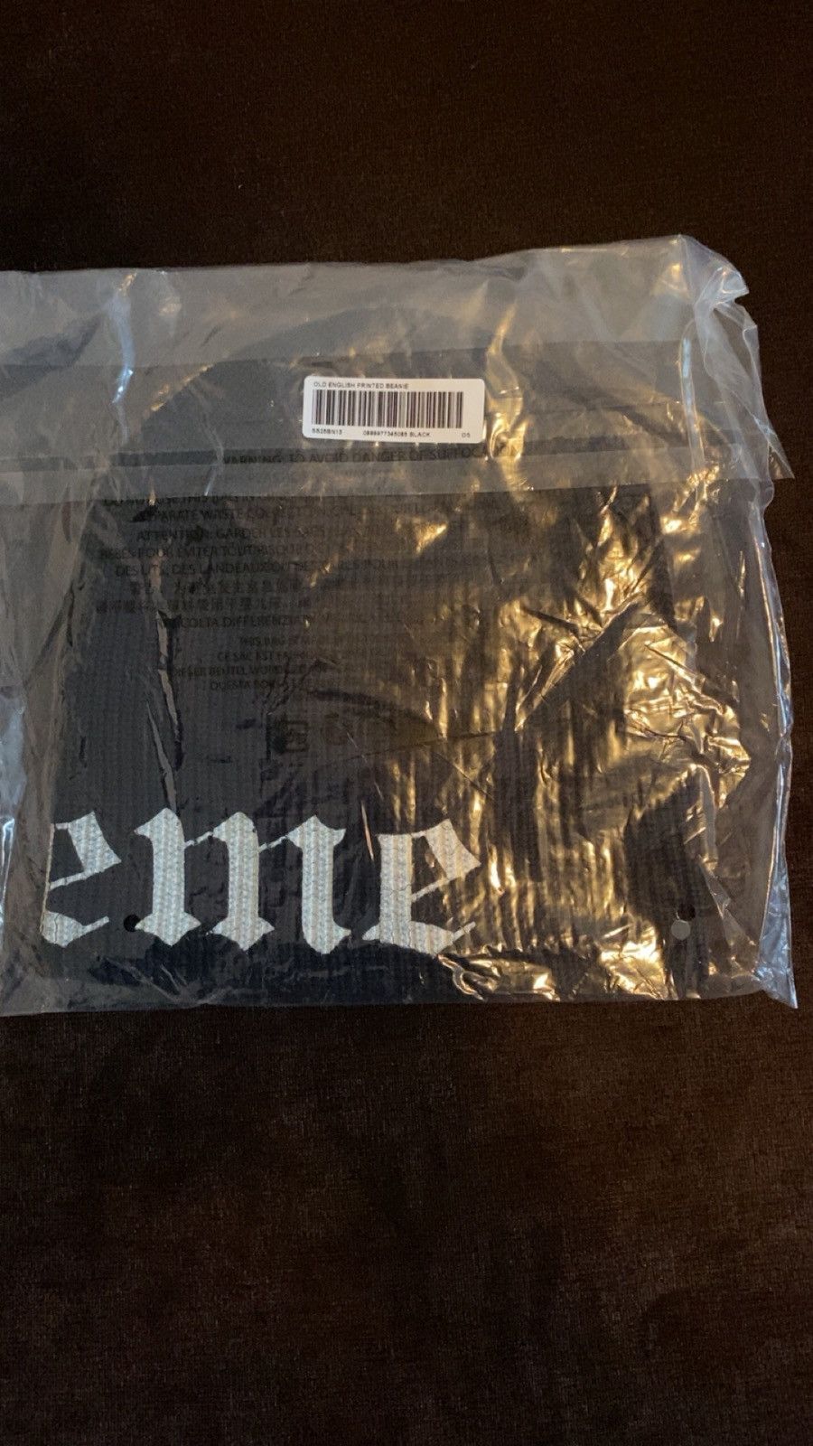 Supreme Supreme old english printed beanie Size ONE SIZE - 2 Thumbnail