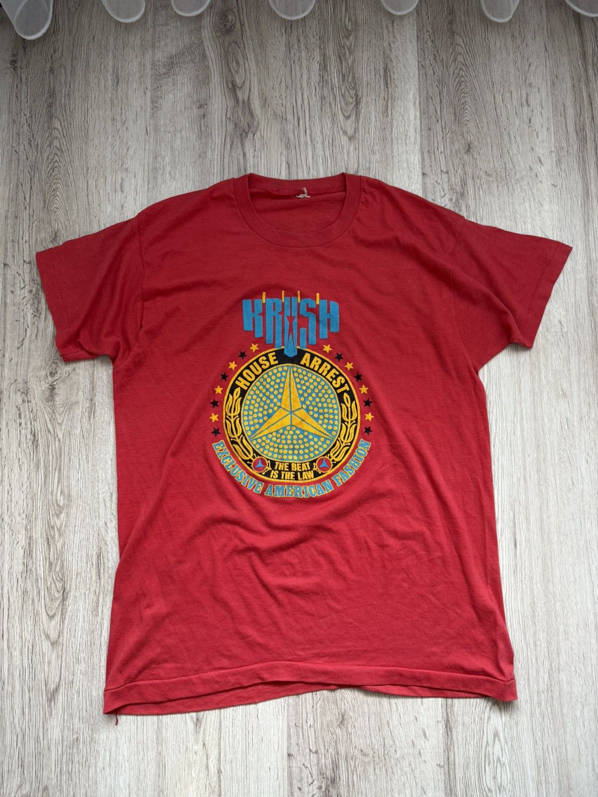 Other Vintage 80s KRUSH House Arrest Tee Single Stitch USA Rare Size US M / EU 48-50 / 2 - 1 Thumbnail