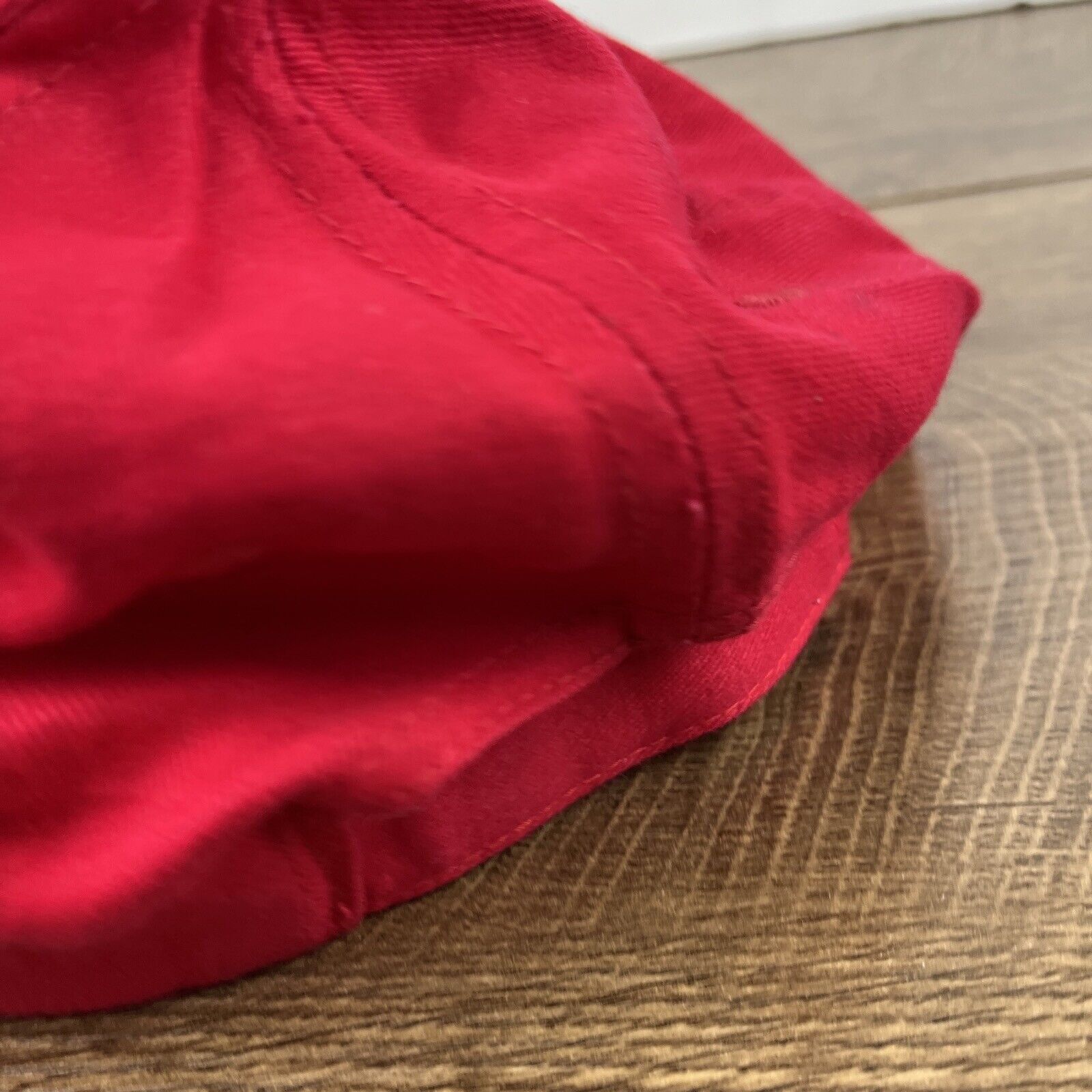Other Plain Red Hat Baseball Cap Red Hat Adjustable Adult Size Hat Size ONE SIZE - 9 Thumbnail