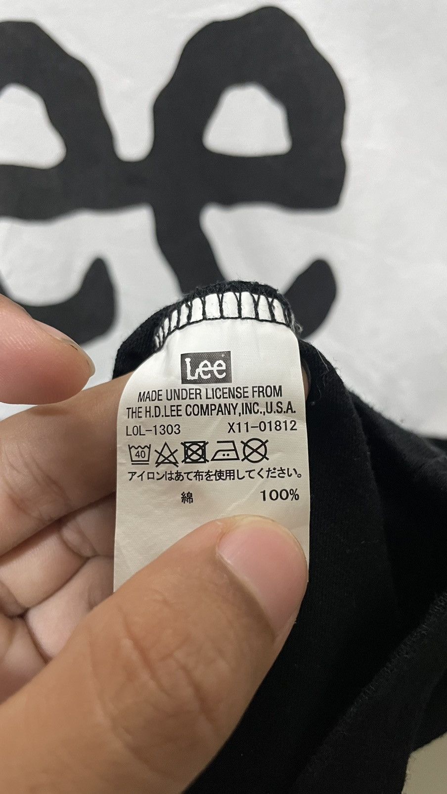 Lee Vintage Lee big spellout sanforized Size US M / EU 48-50 / 2 - 7 Thumbnail