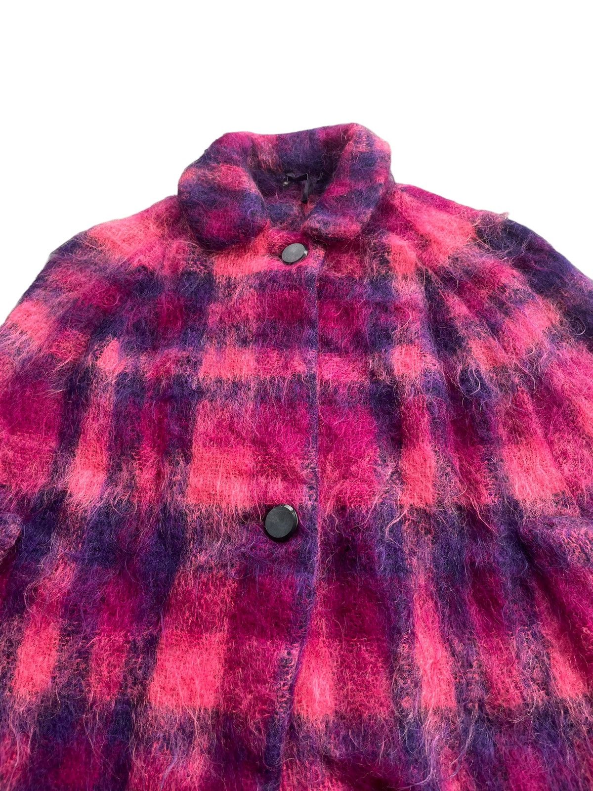 Designer × Vintage Vintage Mohair Poncho The Scotch House Size M / US 6-8 / IT 42-44 - 3 Thumbnail
