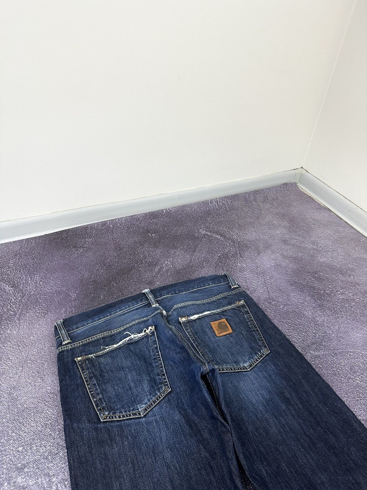 Carhartt Vintage Carhartt Distressed USA Japanese Denim Baggy Jeans Size US 34 / EU 50 - 6 Thumbnail