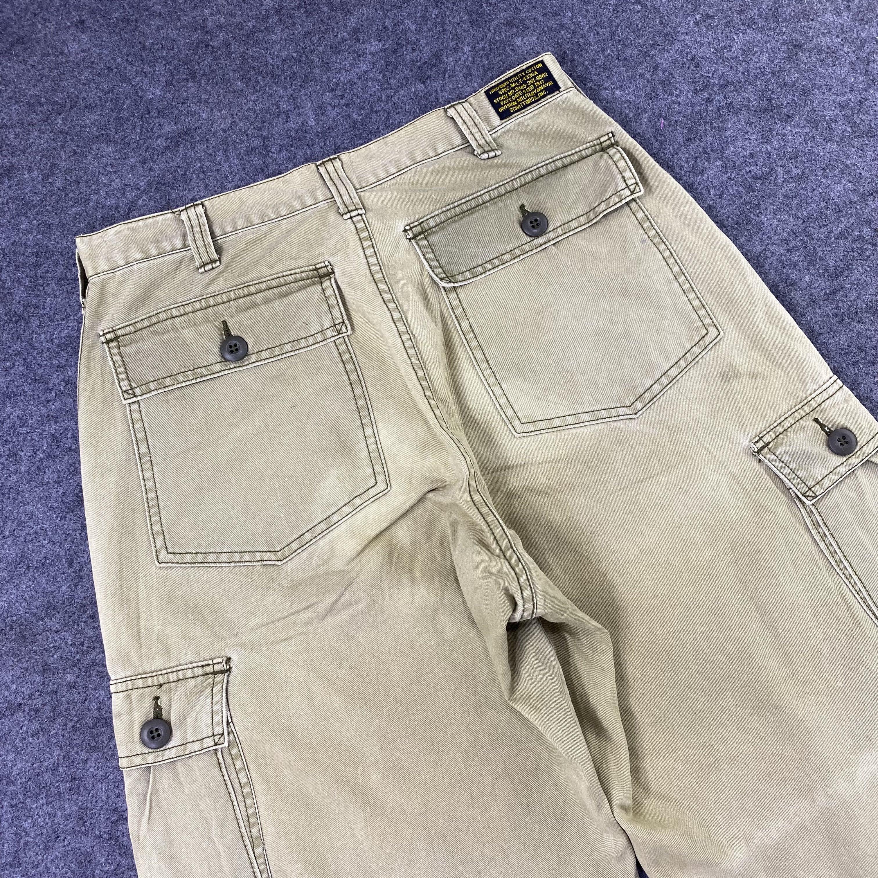 Schott Schott NYC Military Cargo Pants-C002 Size US 30 / EU 46 - 5 Thumbnail
