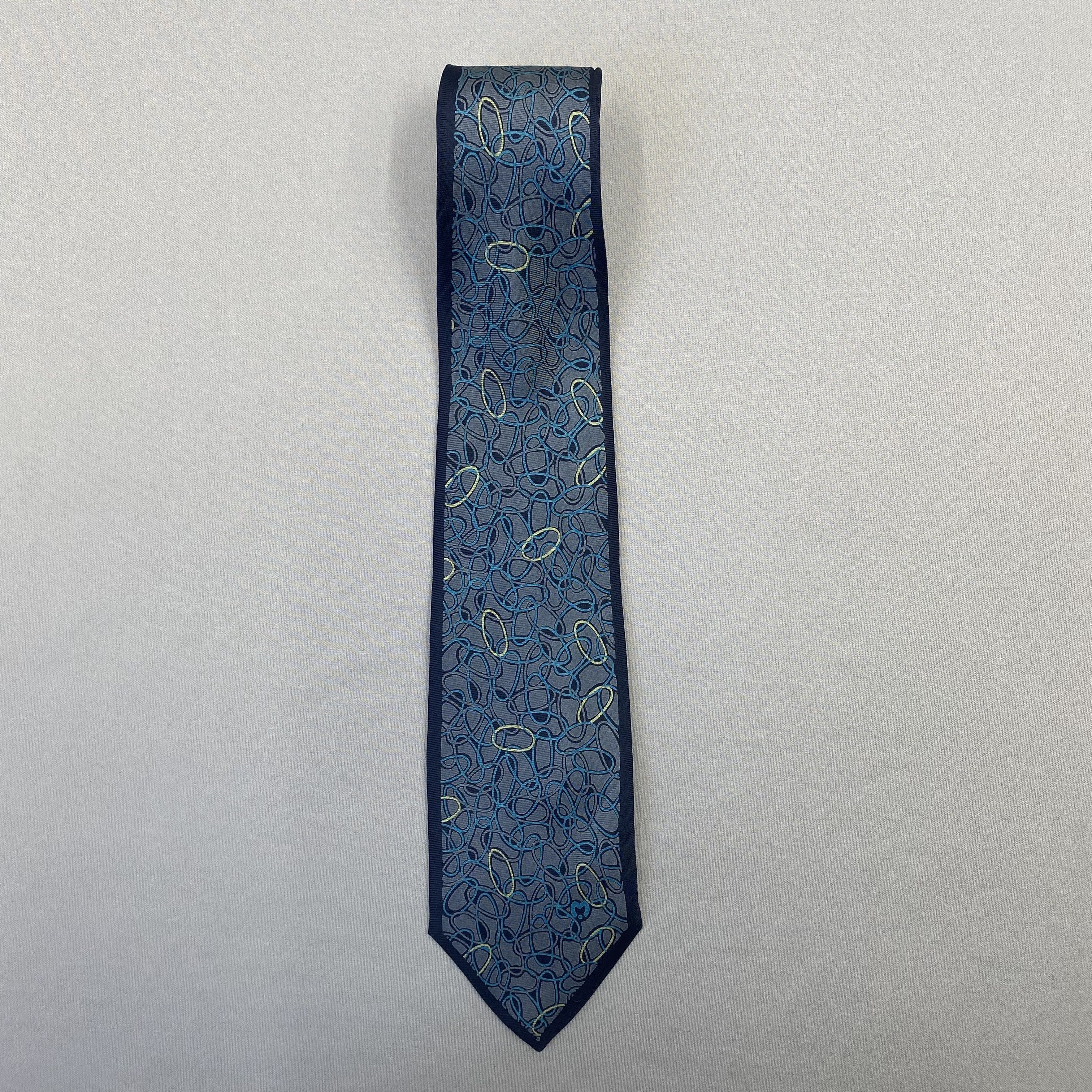 Mila Schon Vintage Mila Schon SILK Necktie Cravate Pure Silk Neck Tie Size ONE SIZE - 3 Thumbnail