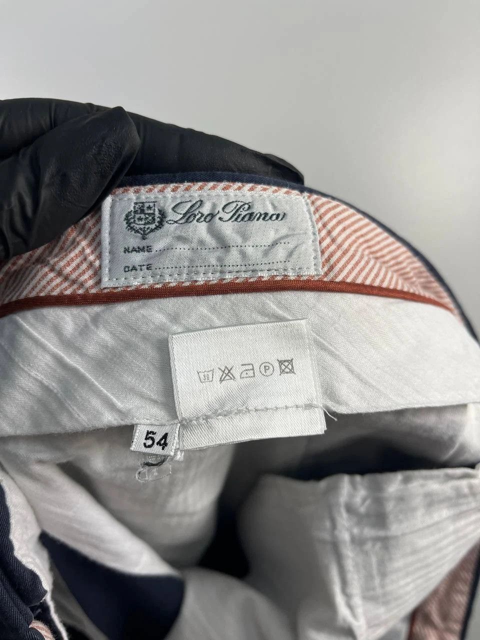 Loro Piana Loro Piana Mens Cotton Trousers Navy Made In Italy Size 54 Size US 38 / EU 54 - 5 Thumbnail