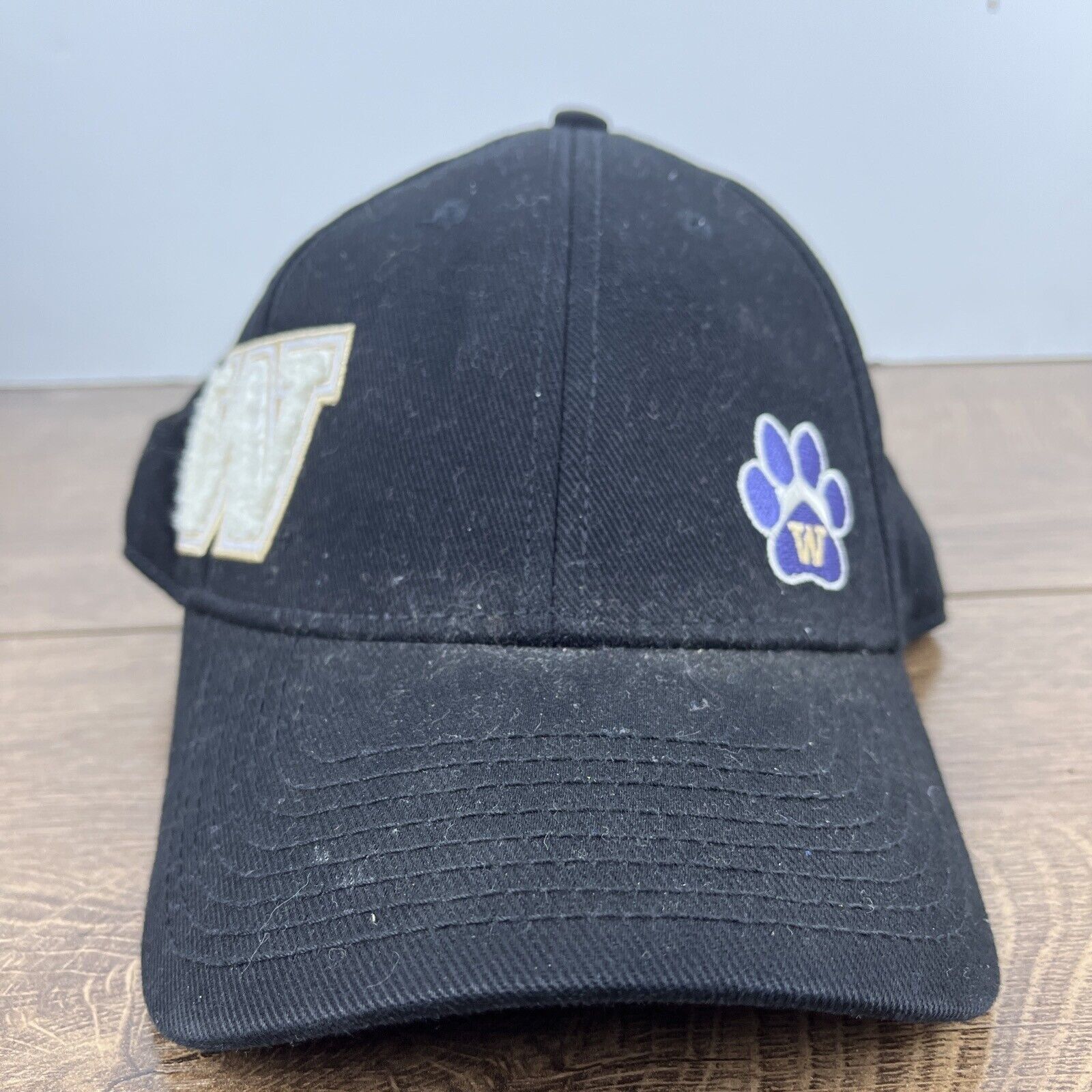 Other Washington Huskies Hat NCAA Huskies Black Hat Adjustable Adu Size ONE SIZE - 2 Thumbnail
