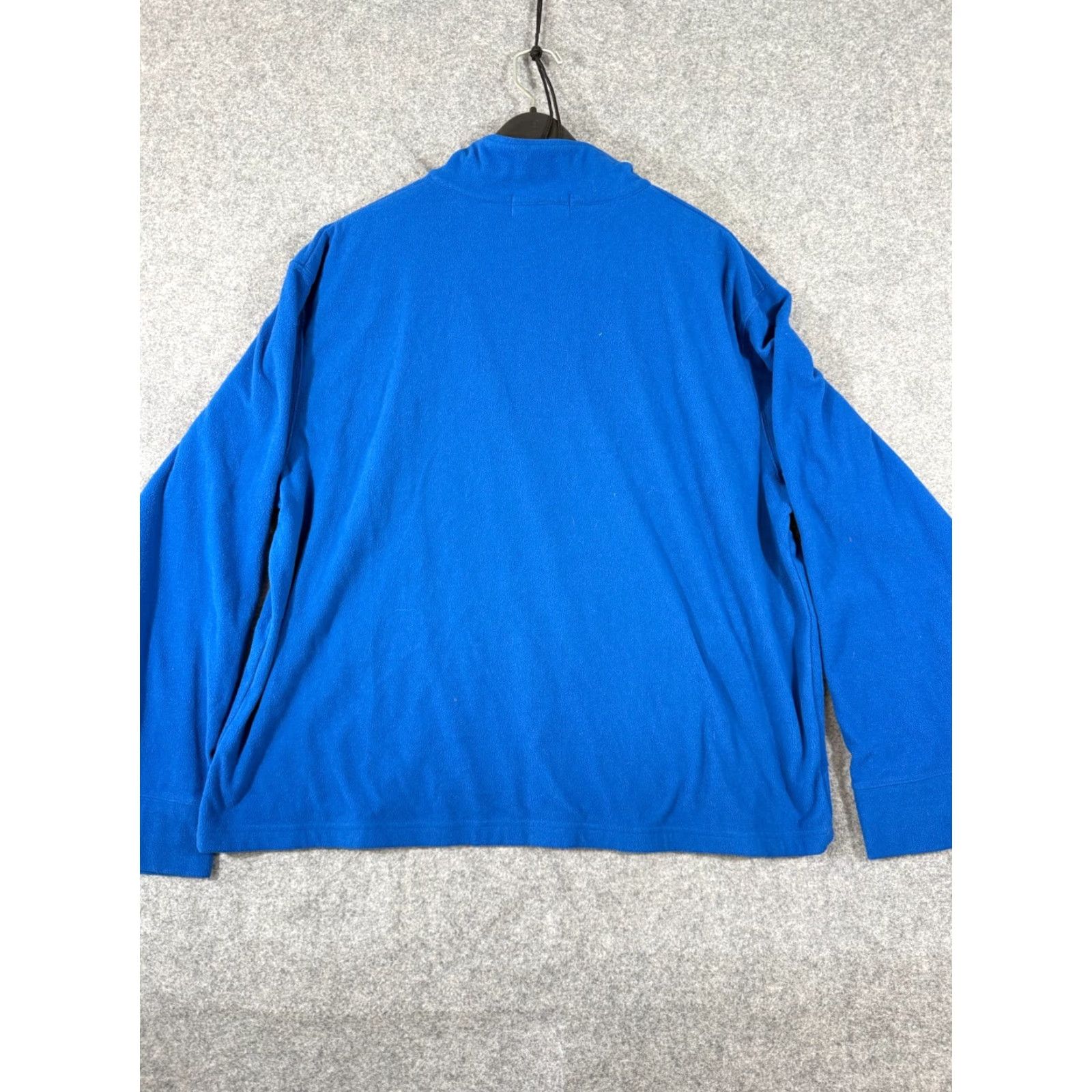 J.Crew J.Crew Sweatshirt Mens XL Blue Fleece Quarter Zip Long Sleeve Pullover Mock Neck Zipper Pocket Pullover Regular Fit Winterwear Size US XL / EU 56 / 4 - 7 Thumbnail