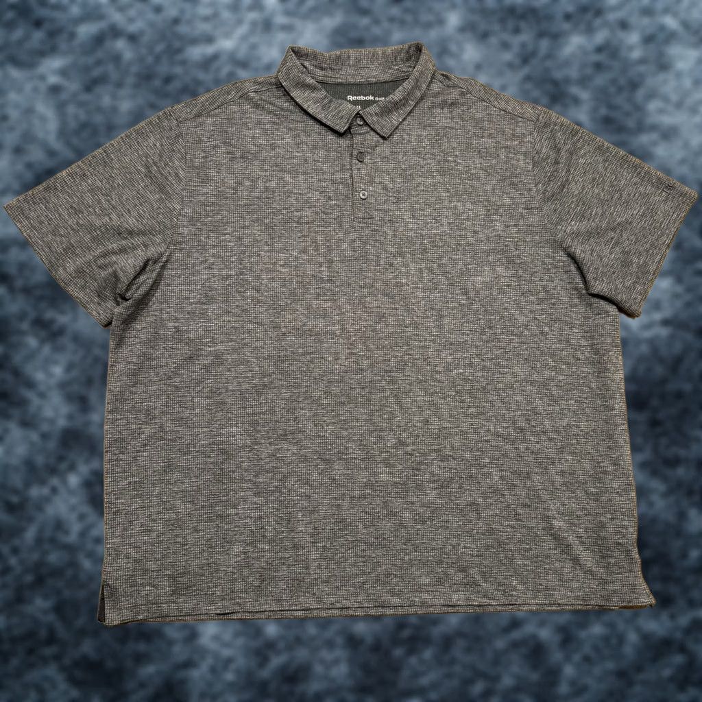 Reebok Reebok Golf Polo Shirt Men’s Size 4XL Performance Stretch Grey Grid Size US XXL / EU 58 / 5 - 1 Thumbnail